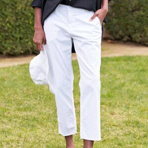 Frank & Eileen Wicklow Italian Chino in White Size 2